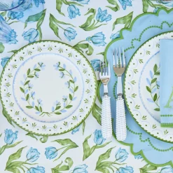 Dinner Plates<Mrs. Alice Josephine Green & Blue Dinner Plate