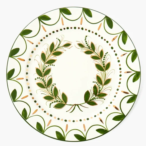 Dinner Plates<Mrs. Alice Josephine Olive & Gold Garland Dinner Plate
