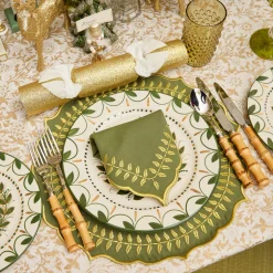 Dinner Plates<Mrs. Alice Josephine Olive & Gold Garland Dinner Plate