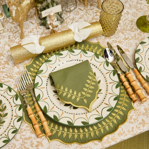Dinner Plates<Mrs. Alice Josephine Olive & Gold Garland Dinner Plate