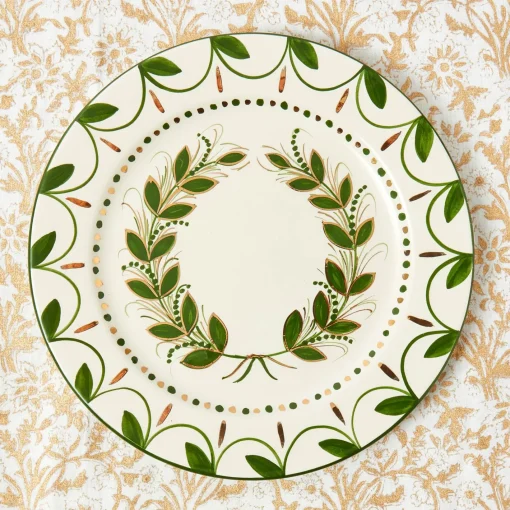 Dinner Plates<Mrs. Alice Josephine Olive & Gold Garland Dinner Plate