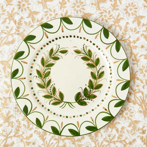 Starter Plates<Mrs. Alice Josephine Olive & Gold Garland Starter Plate