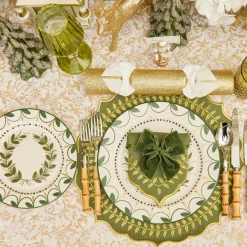 Dinner Plates<Mrs. Alice Josephine Olive & Gold Garland Dinner Plate