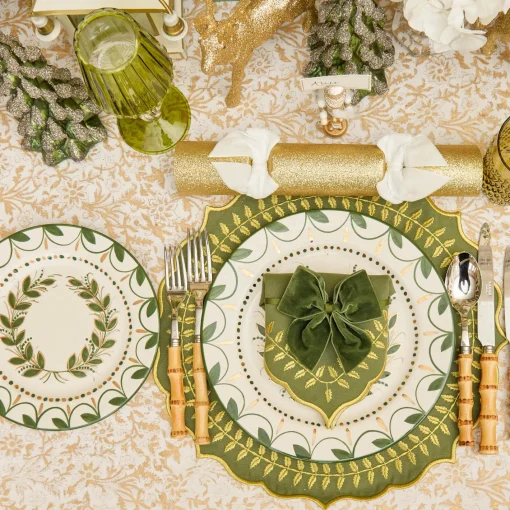Dinner Plates<Mrs. Alice Josephine Olive & Gold Garland Dinner Plate