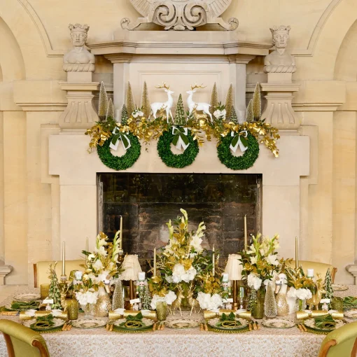 Dinner Plates<Mrs. Alice Josephine Olive & Gold Garland Dinner Plate