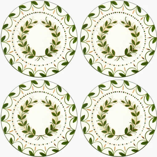 Dinner Plates<Mrs. Alice Josephine Olive & Gold Garland Dinner Plate