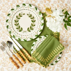 Dinner Plates<Mrs. Alice Josephine Olive & Gold Garland Dinner Plate