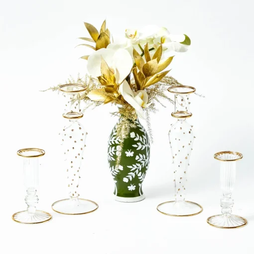 Candles | Candlescapes<Mrs. Alice Joy Gold Candle Set