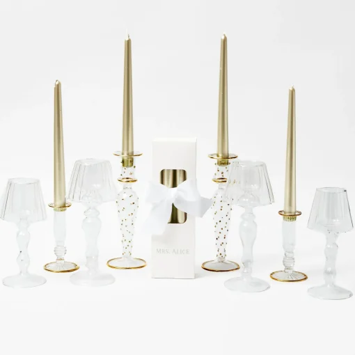 Candles | Candlescapes<Mrs. Alice Joy Gold Candlescape