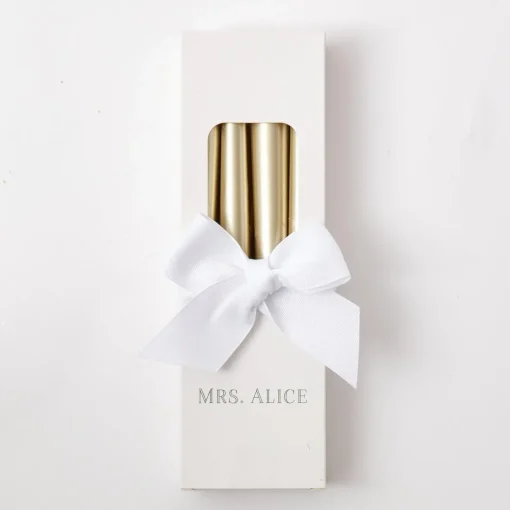 Candles | Candlescapes<Mrs. Alice Joy Gold Candlescape
