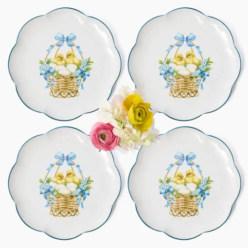 Dinner Plates | Crockery Sets<Mrs. Alice Joy of Easter Dinner Plates (Set of 4)