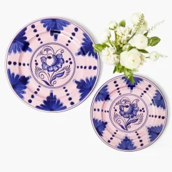 Starter Plates<Mrs. Alice Kamari Pink & Blue Starter Plate