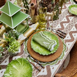 Napkins | Mrs. Alice Monogram<Mrs. Alice Katherine Green Napkins (Set of 4)