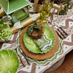 Napkins | Mrs. Alice Monogram<Mrs. Alice Katherine Green Napkins (Set of 4)
