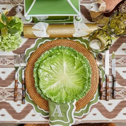 Napkins | Mrs. Alice Monogram<Mrs. Alice Katherine Green Napkins (Set of 4)