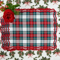Table Linen Sets | Mrs. Alice Monogram<Mrs. Alice Katherine Tartan Placemats & Napkins (Set of 4)