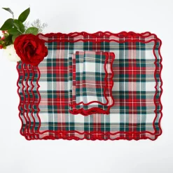 Table Linen Sets | Mrs. Alice Monogram<Mrs. Alice Katherine Tartan Placemats & Napkins (Set of 4)