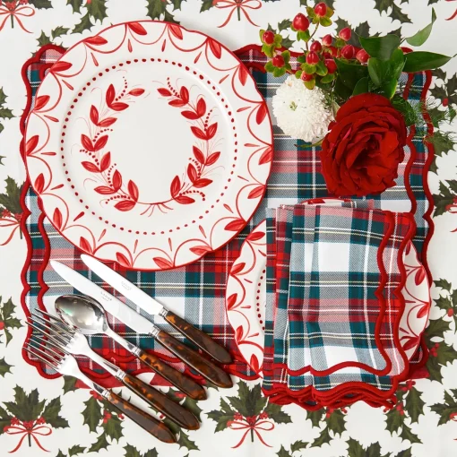 Table Linen Sets | Mrs. Alice Monogram<Mrs. Alice Katherine Tartan Placemats & Napkins (Set of 4)