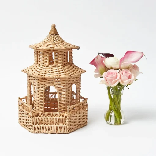 Year-round Decorations | Pagodas & Lanterns<Mrs. Alice Kira Rattan Pagoda Lantern
