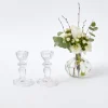 Candle Holders<Mrs. Alice Lace Edge Candle Holders (Pair)