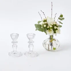 Candle Holders<Mrs. Alice Lace Edge Candle Holders (Pair)