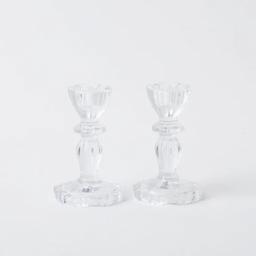 Candle Holders<Mrs. Alice Lace Edge Candle Holders (Pair)