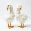 Spring Decorations<Mrs. Alice Large Fluffy Geese (Pair)