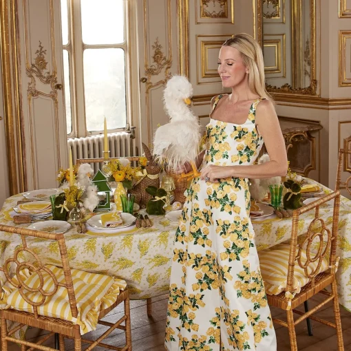 Spring Decorations<Mrs. Alice Large Fluffy Geese (Pair)