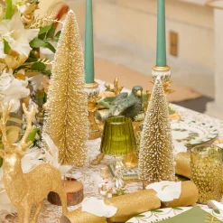 Christmas Decorations<Mrs. Alice Large Gold Glitter Tree (Pair)