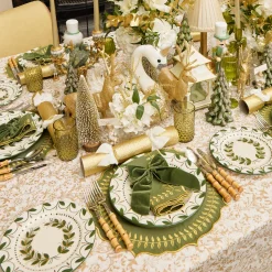 Christmas Decorations<Mrs. Alice Large Gold Glitter Tree (Pair)