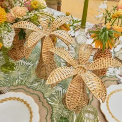 Year-round Decorations | Spring Decorations<Mrs. Alice Large Rattan Palm Tree (Pair)