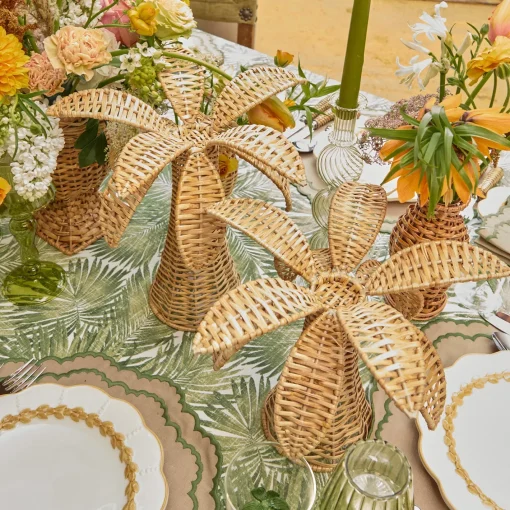 Year-round Decorations | Spring Decorations<Mrs. Alice Large Rattan Palm Tree (Pair)