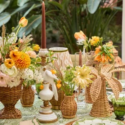 Year-round Decorations | Spring Decorations<Mrs. Alice Large Rattan Palm Tree (Pair)