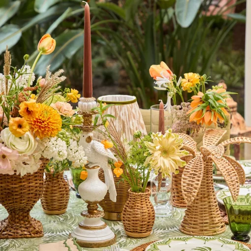 Year-round Decorations | Spring Decorations<Mrs. Alice Large Rattan Palm Tree (Pair)