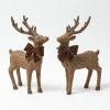Christmas Decorations<Mrs. Alice Large Rattan Reindeer (Pair) - 40cm
