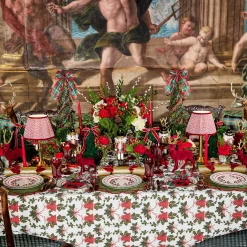 Napkin Rings & Bows<Mrs. Alice Large Red & Green Tartan Bows (Pair)