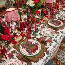 Napkin Rings & Bows<Mrs. Alice Large Red & Green Tartan Bows (Pair)