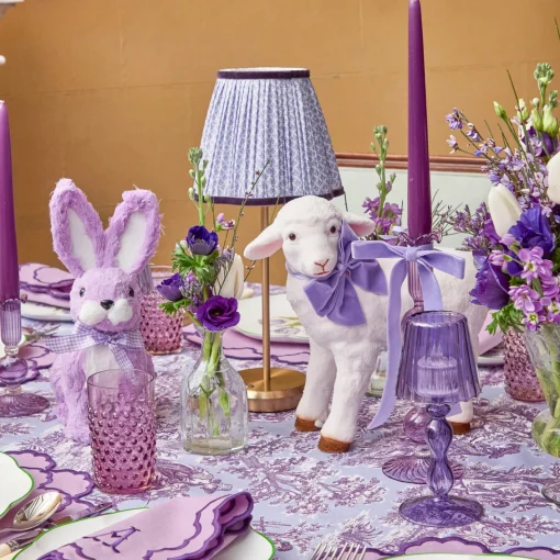 Lampshades<Mrs. Alice Lilac Lotus Lampshade (18cm)