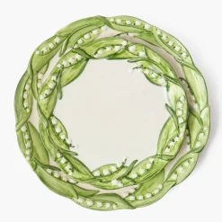 Summer Crockery | Crockery Sets<Mrs. Alice Lily of the Valley Dinner & Starter Plates (Set of 4)