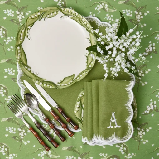 Summer Crockery | Dinner Plates<Mrs. Alice Lily of the Valley Dinner Plate
