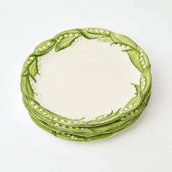 Summer Crockery | Dinner Plates<Mrs. Alice Lily of the Valley Dinner Plates (Set of 4)