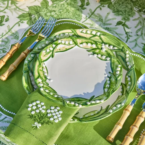 Summer Crockery | Dinner Plates<Mrs. Alice Lily of the Valley Dinner Plate