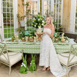 Summer Crockery | Crockery Sets<Mrs. Alice Lily of the Valley Dinner & Starter Plates (Set of 4)