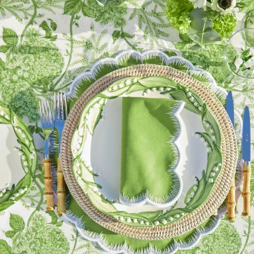 Summer Crockery | Crockery Sets<Mrs. Alice Lily of the Valley Dinner & Starter Plates (Set of 4)
