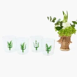 Glasses | For Her<Mrs. Alice Lily of the Valley Glasses (Set of 4)