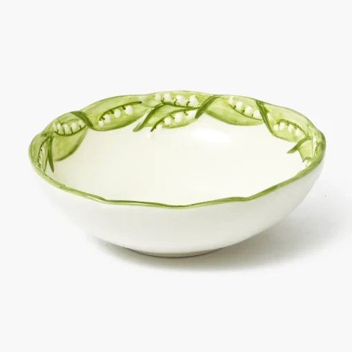 For Her | For The Hostess<Mrs. Alice Lily of the Valley Serving Bowl