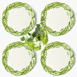 Summer Crockery | Starter Plates<Mrs. Alice Lily of the Valley Starter Plates (Set of 4)