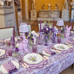 Placemats<Mrs. Alice Lily Purple Gingham Placemats (Set of 4)
