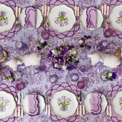 Placemats<Mrs. Alice Lily Purple Placemats (Set of 4)