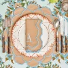 Summer Table Linen | Table Linen Sets<Mrs. Alice Lily Sand & Blue Placemats & Napkins (Set of 4)